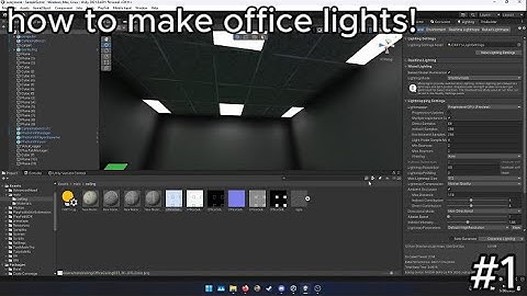 how to make office lights for your gorilla tag fan game!