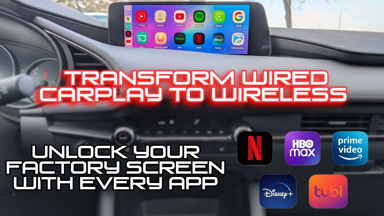 Stream Netflix & YouTube on Your Factory Car Screen With The 12