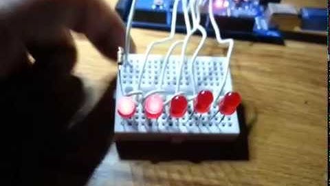 Arduino + Leds Knight Rider Effect