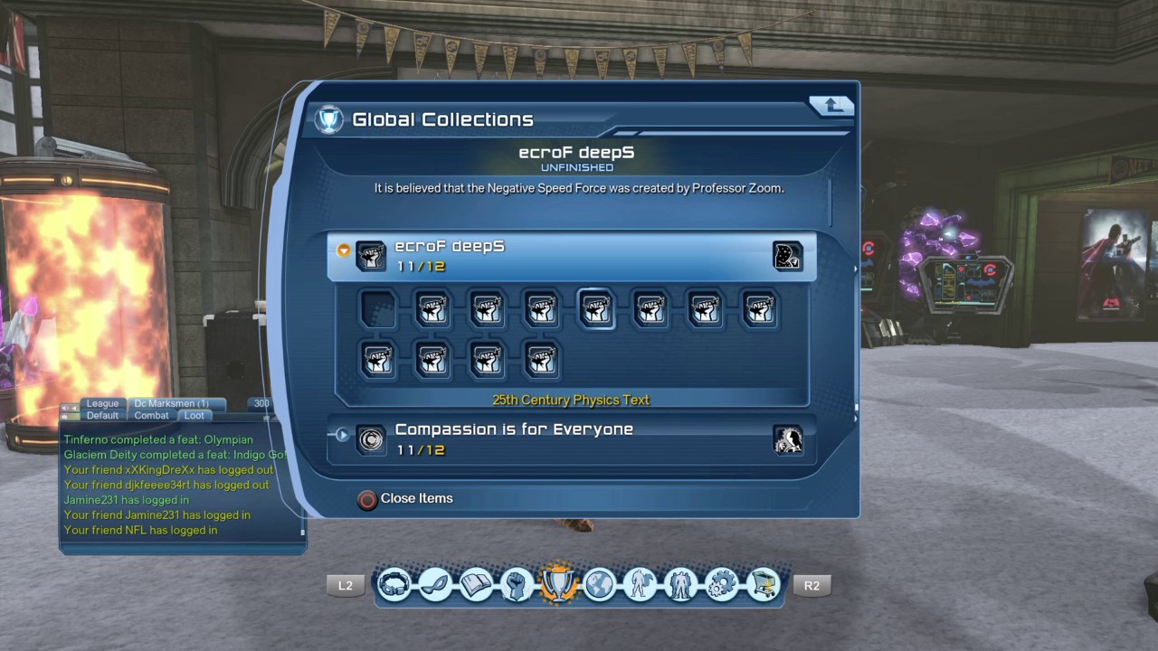 Dcuo Ecrof deepS Collections