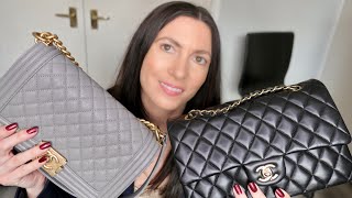 Comparison: Chanel Classic Flap, Wallet-on-chain and le Boy bag – Buy the  goddamn bag