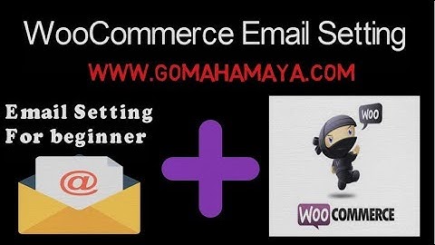 WooCommerce​ Plugin Email Setting Tutorial For beginner