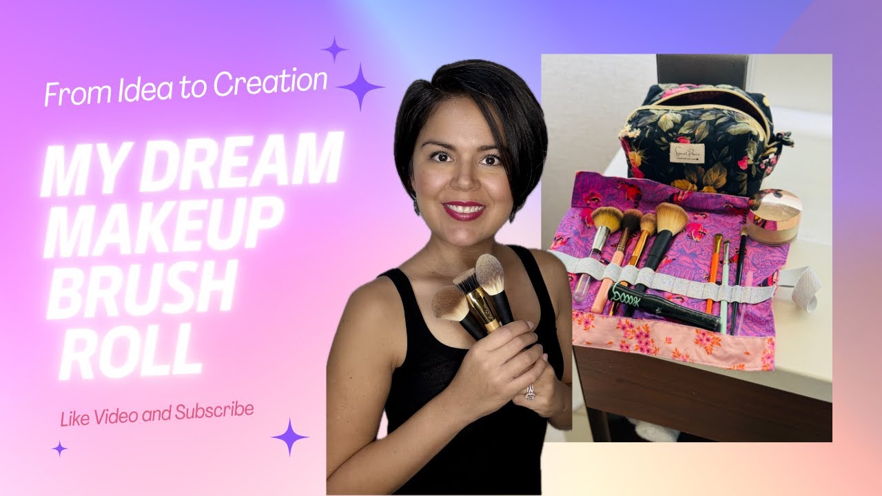 Создание идеального чехла для кистей для макияжа | От идеи до готового изделия ✂️💄