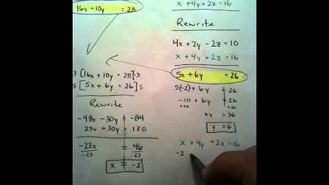 Moya Math Algebra 2 (Solving Systems of Equations with 3 Variables Part 3)