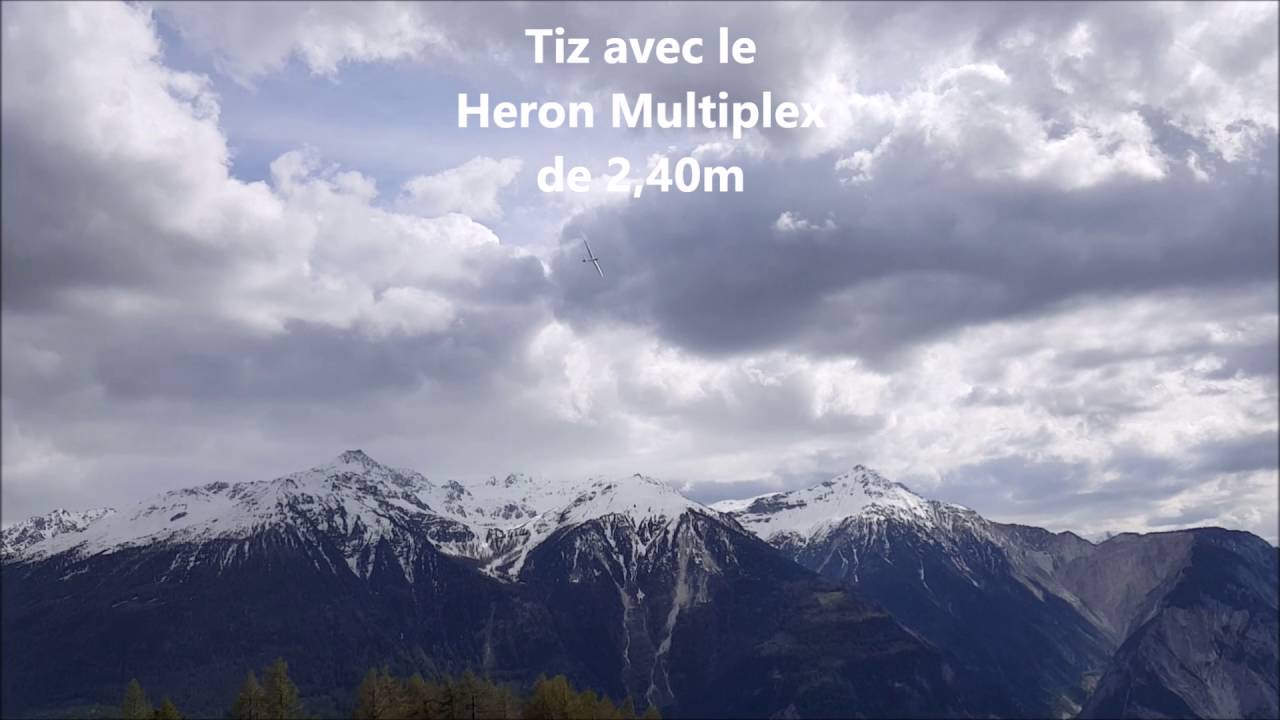 Vol de pente en planeurs rc à Erschmatt (VS) 17 mai 2020