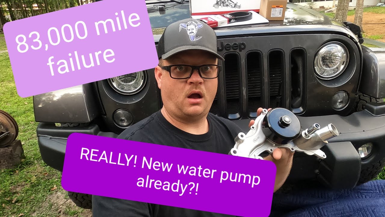 2017 Jeep Wrangler water pump change - YouTube