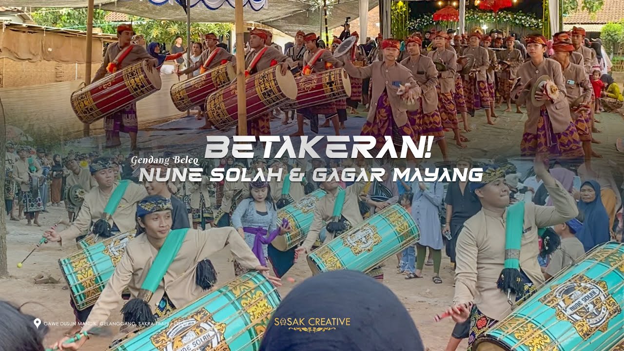 MANTAP❗BETAKERAN 2 GENDANG BELEQ | NUNE SOLAH KURIPAN & GAGAR MAYANG