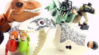 Jurassic World Lego Dinosaur Mutants with human DNA - Hybrid Dinosaurs minifigures Indominus screenshot 5
