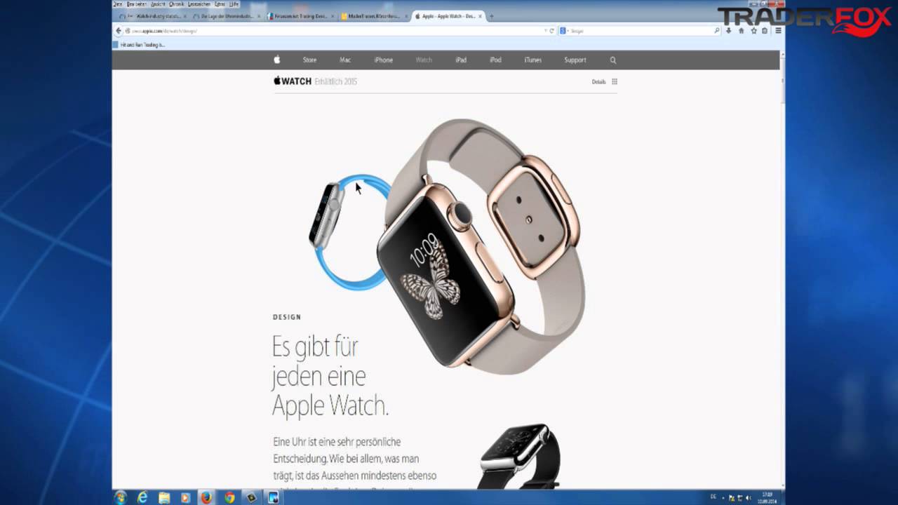 Die Apple Watch ist da. Konsequenzen für Aktien! trading screen