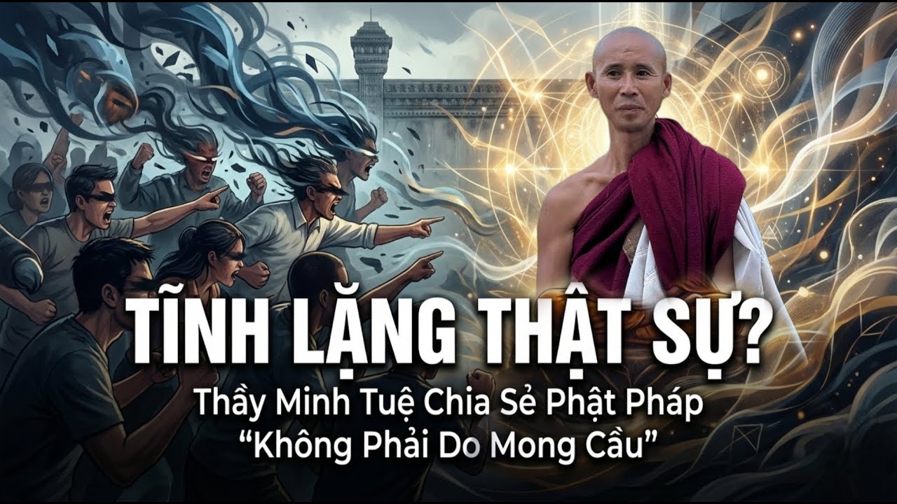 Tĩnh Lặng Thật Sự? - Thầy Minh Tuệ Chia Sẻ Phật Pháp Nói Rõ Không Phải Do Mong Cầu