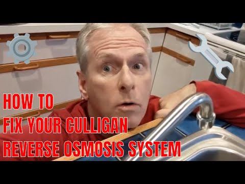 Video: Paano gumagana ang Culligan reverse osmosis?