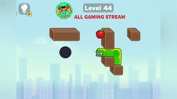 Snake Puzzle Slither To Eat Level 44 Gameplay 