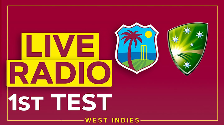 🔴 RADIO | West Indies v Australia | 1st Test - Day 2