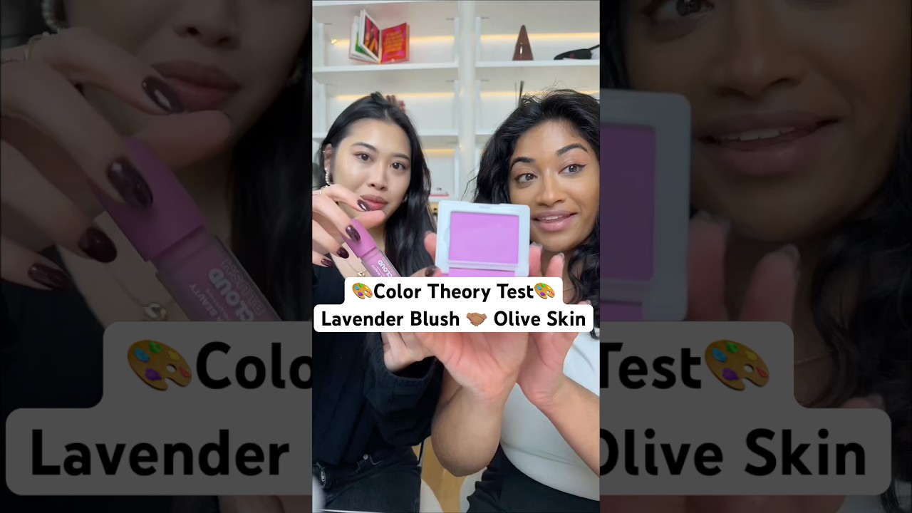 APPARENTLY LAVENDER BLUSH IS PERFECT FOR OLIVE SKIN⁉️