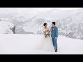 MARK &amp; MJ | GUDAURI SNOW WEDDING | WEDDING IN GEORGIA | SHORT | 4K