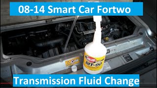 DIY Smart Car ForTwo Transmission Fluid Replacement Tutorial