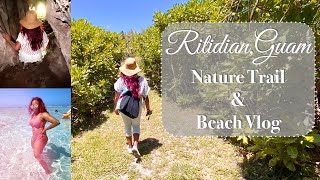 Ritidian Guam Nature Trail & Beach Vlog Guam Caves Guam Family Friendly Hike