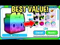 BEST VALUE TRADES For RAINBOW HUGE EASTER CAT in Pet Simulator X