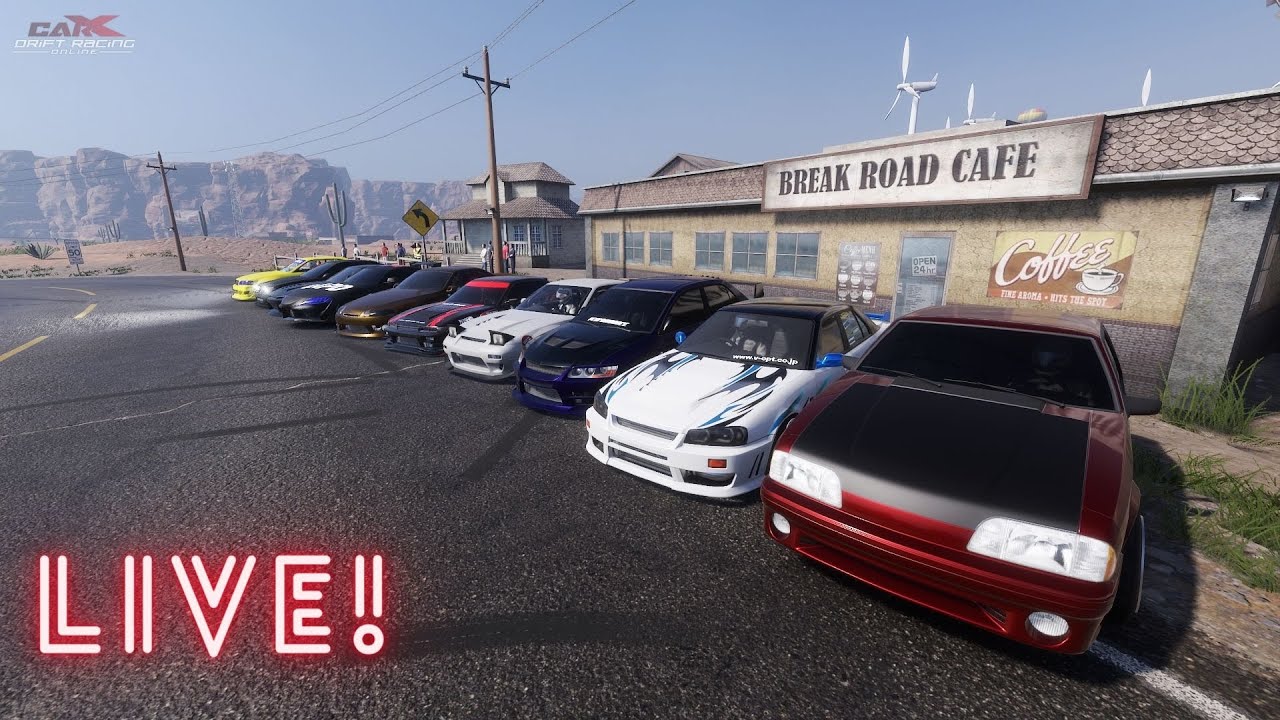🔴LIVE - CarX Drift Racing Online - Tandems! - Car Meets! Mini Games!