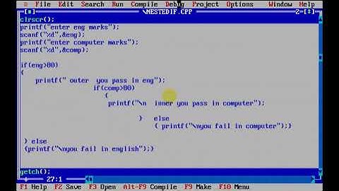 C Language Tutorial For Beginners Urdu/Hindi Nested if-else statement Lecture 14