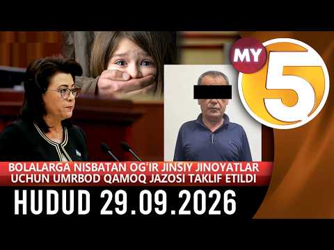 "Hudud" informatsion dasturi 29.09.2026