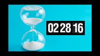 02:35 _ 2 hours  35 minutes _ 155 minutes countdown timer with alarm at the end / without music 😌
