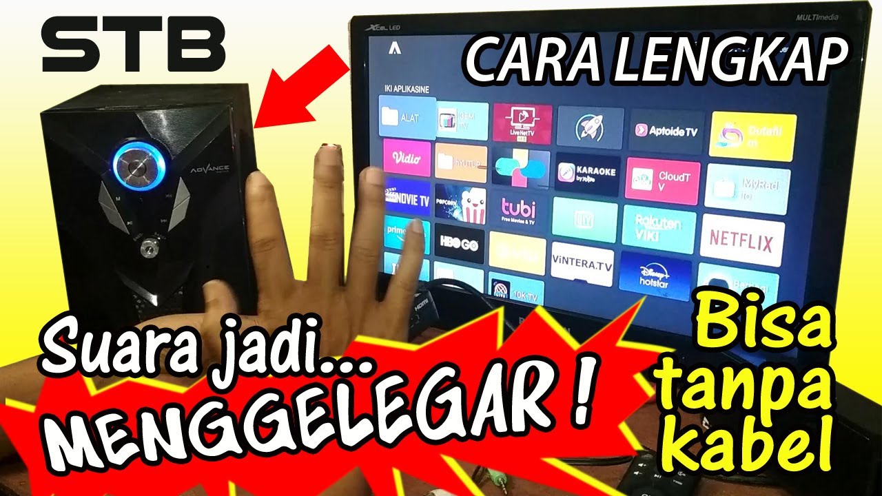 CARA MENGELUARKAN SUARA STB TV BOX KE SPEAKER AKTIF dengan atau tanpa ...