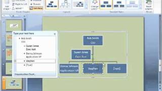 PowerPoint 2007 Tutorial 12_ Create Organization Chart with SmartArt.flv