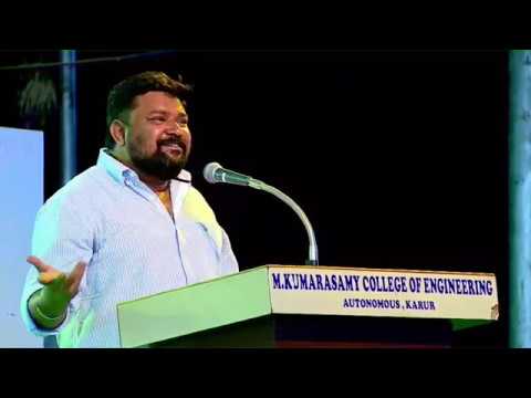 Vijay Tv Gopinath Motivational Speech At MKCE || Gopinath || VIJAY TV || MKCE