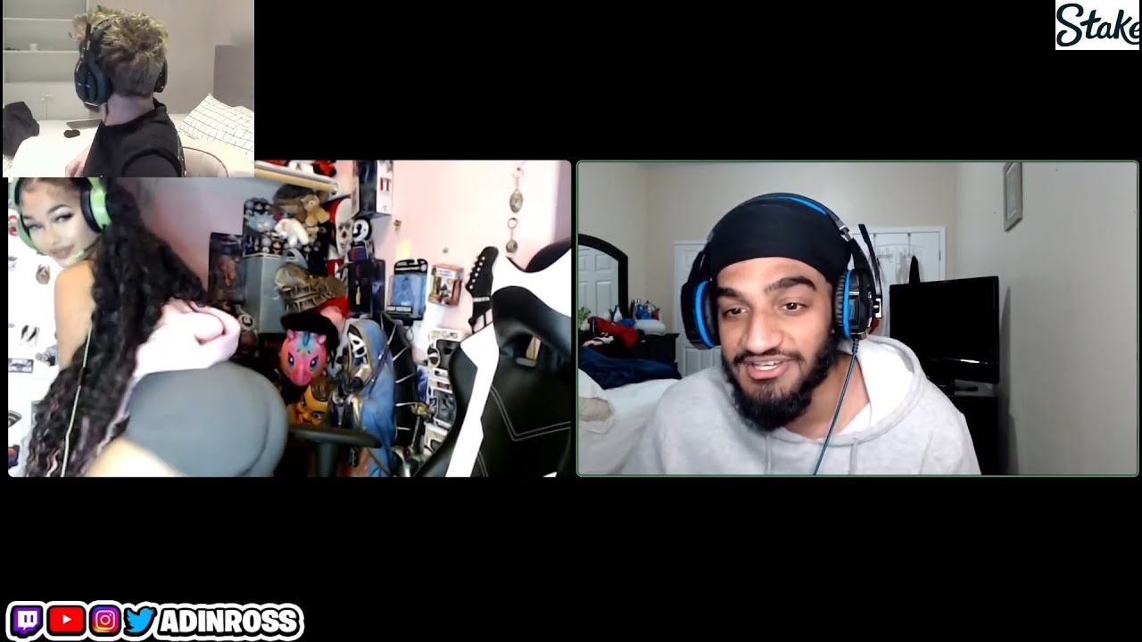 LEXI2LEGIT TWERKS ON ADIN ROSS STREAM...🥵 #Shorts - YouTube