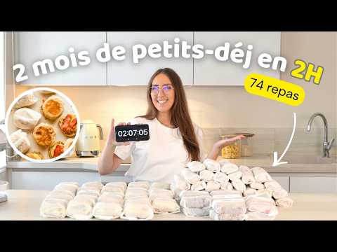▶ Amandine Poggioli · 74 PETITS-DÉJEUNERS PRÊTS EN 2H (meal prep pour 2 mois)