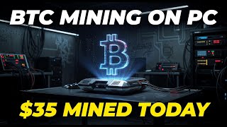 I tested BTC mining on PC for $35 without a rig — works in 2025! screenshot 4