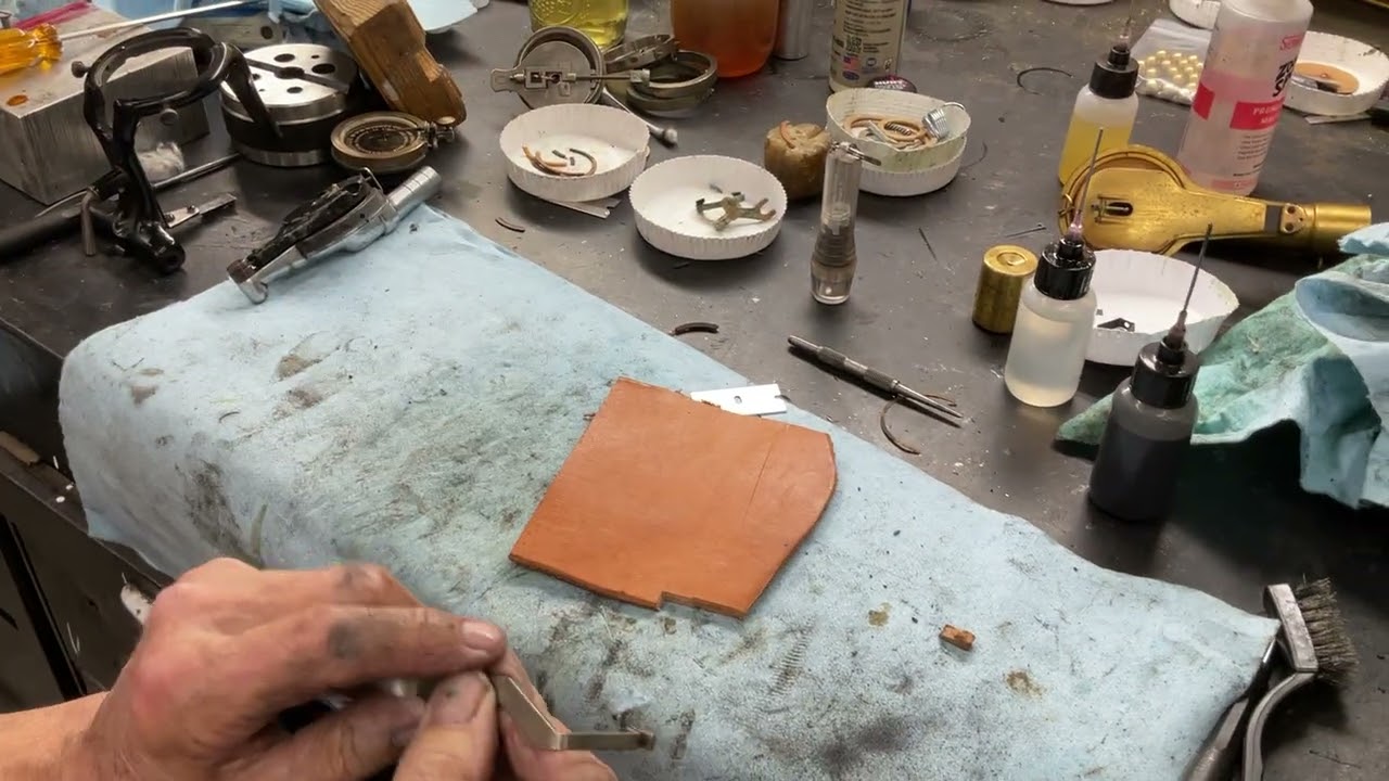 2698.  Building a new brake stop for the Amberola 30￼