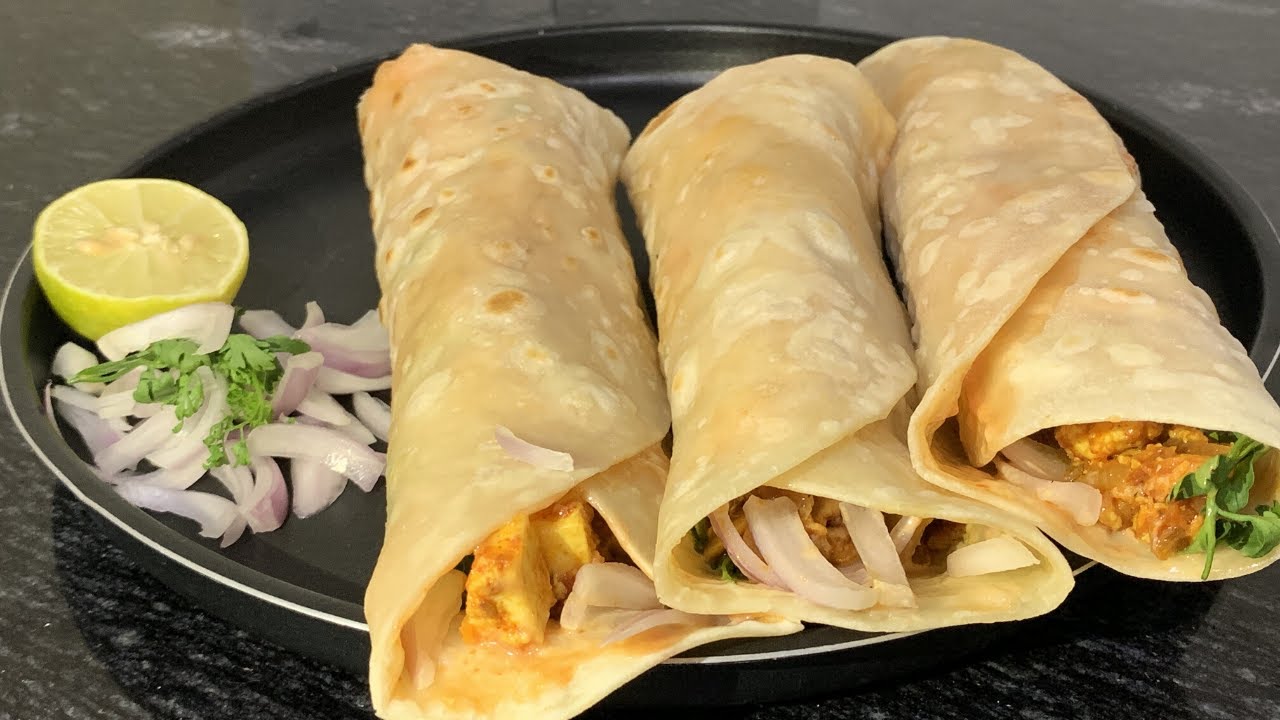 Paneer Frankie Paneer Roll Frankie Recipe पनीर फ्रेंकी पनीर रोल
