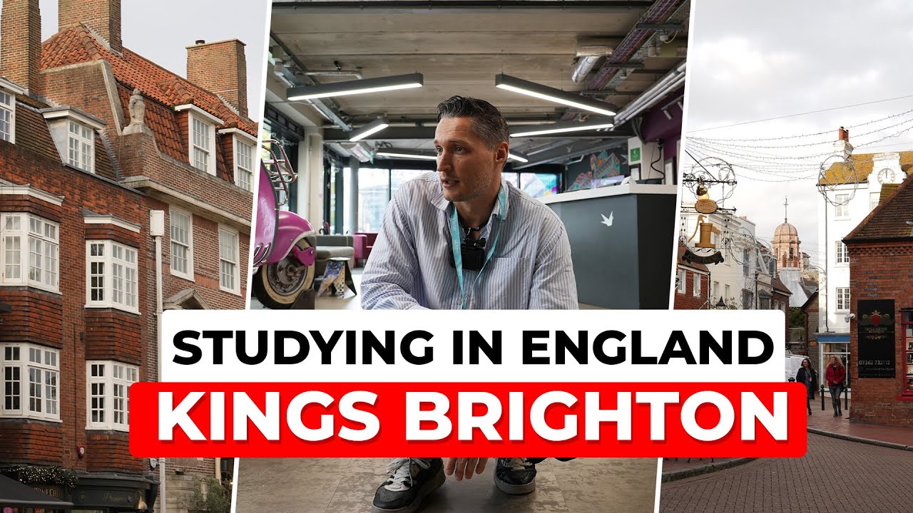 Studying in England Kings Brighton: Full Campus & Residence Tour