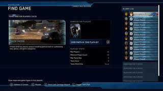 Halo MCC - Halo 2 Matchmaking Screen