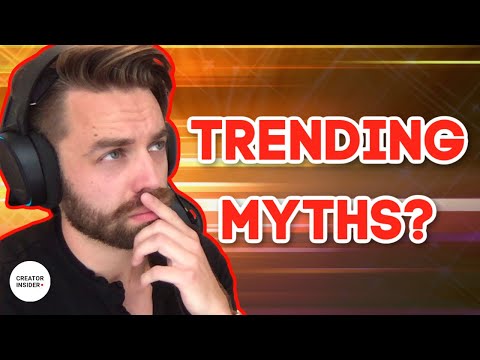 3 MYTHS about YouTube Trending!