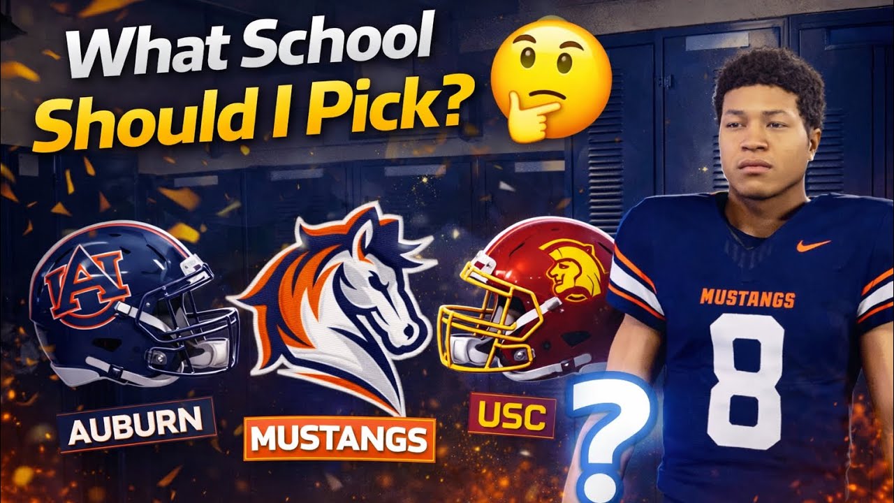 It’s Decision Time… What School Should I Pick? | Road to Glory Ep. 2 | NCAA 26