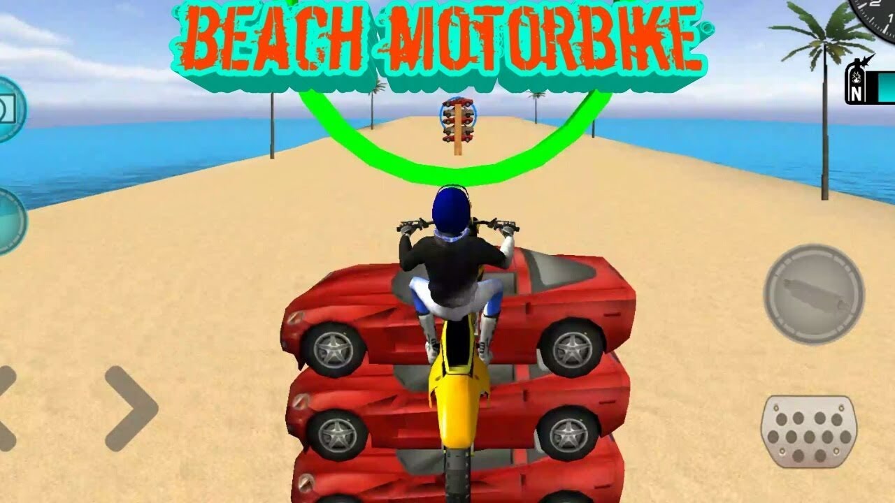Motocross Beach Bike Stunt Racing 2018 / Motor Beach Racer Games Android Gameplay, Motocross Beach