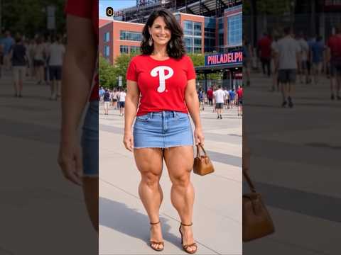 Game day style hitting out of the park! ⚾️ #GamedayFit #Phillies #OOTD #BaseballStyle #Deniminspo