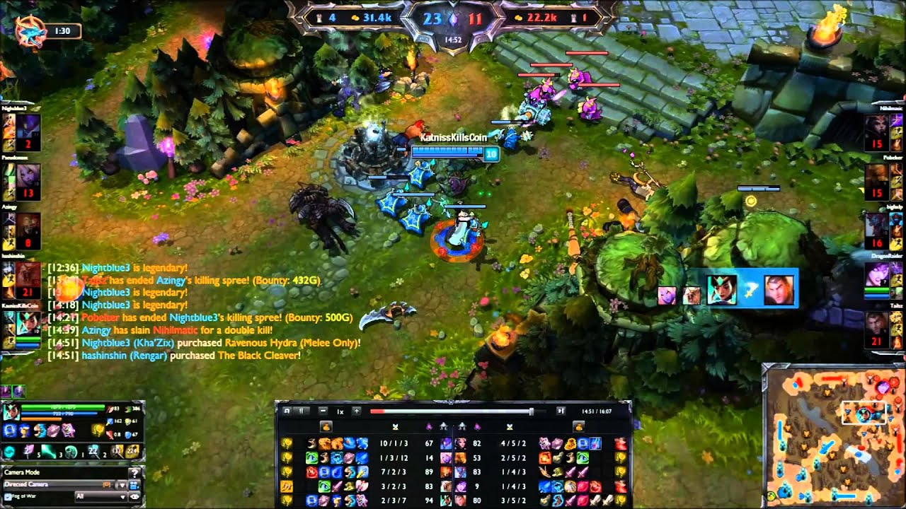 Nightblue3, Azingy & hashinshin vs. EG Pobelter & bigfatlp - LoL Challenger NA SoloQ