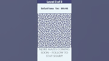Can You Solve This Maze Puzzle? 🧠 3 Brain Game Levels!