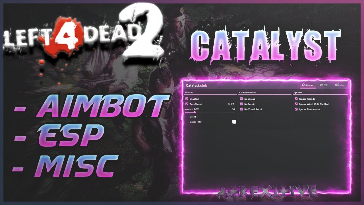 Left 4 Dead 2: Catalyst Mod Menu | Aimbot + ESP | *FREE HACK* | WORKS Online | Steam PC Hack 2025