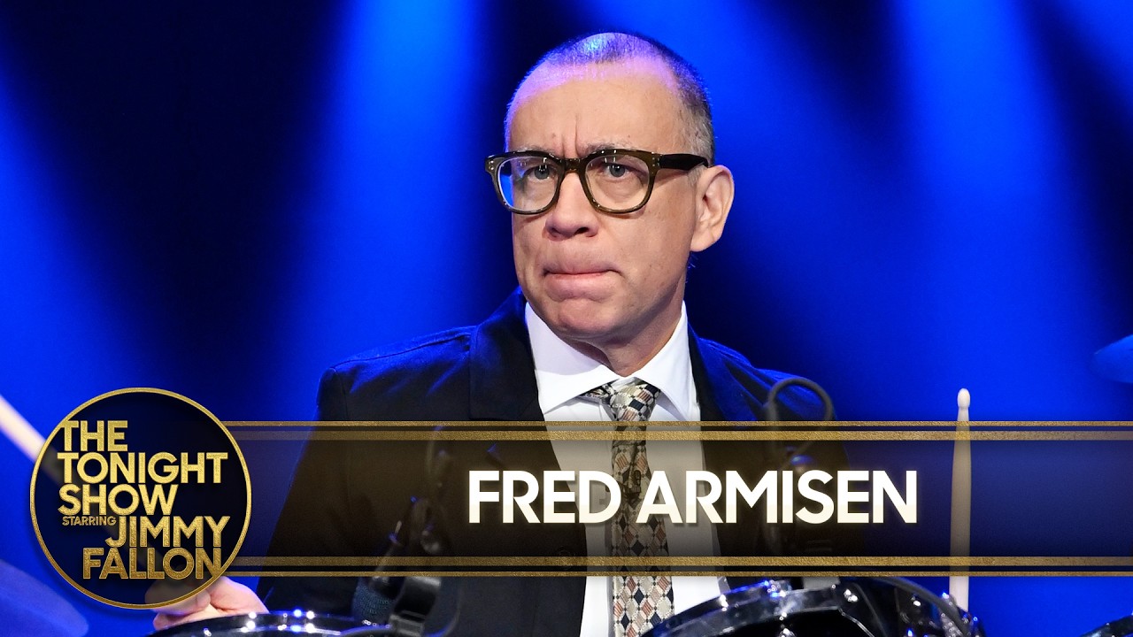 Fred Armisen Shows Off His Extremely Complicated "In the Air Tonight" Drum Fill | The Tonight Show