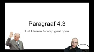 Havo 3 Paragraaf 4.3 "Het IJzeren Gordijn gaat open"