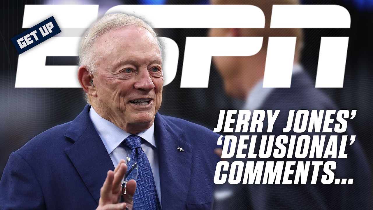 Jerry Jones BELIEVES in Cowboys defense 🤔 + Jaxson Dart & Cam Skattebo SAVING NYG?! 👀 | Get Up Jerry Jones BELIEVES in Cowboys defense 🤔 + Jaxson Dart & Cam Skattebo SAVING NYG?! 👀 | Get Up