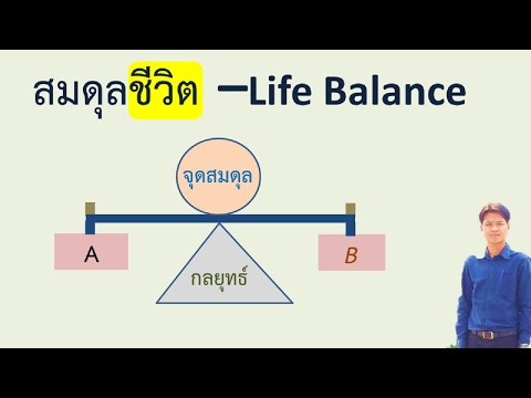การบริหารชีวิตเพื่อความสมดุลชีวิต Work Life balance