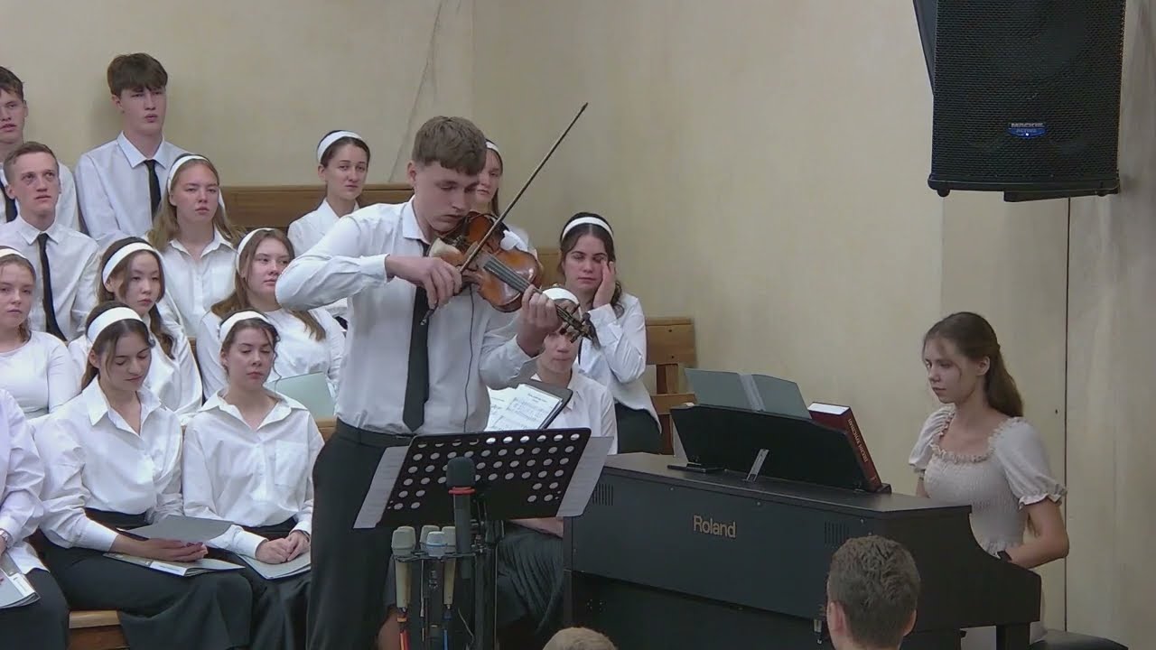 //Вот Он идет ... // Соло скрипки, Шаповалов Тимофей. // г.Краснодар 2024г