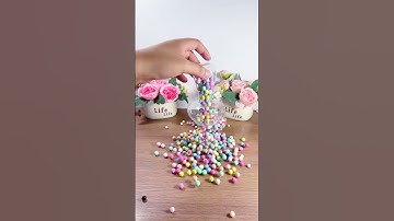 💛Reverse video, colorful beads, ASMR.#reverse #asmr #satisfying