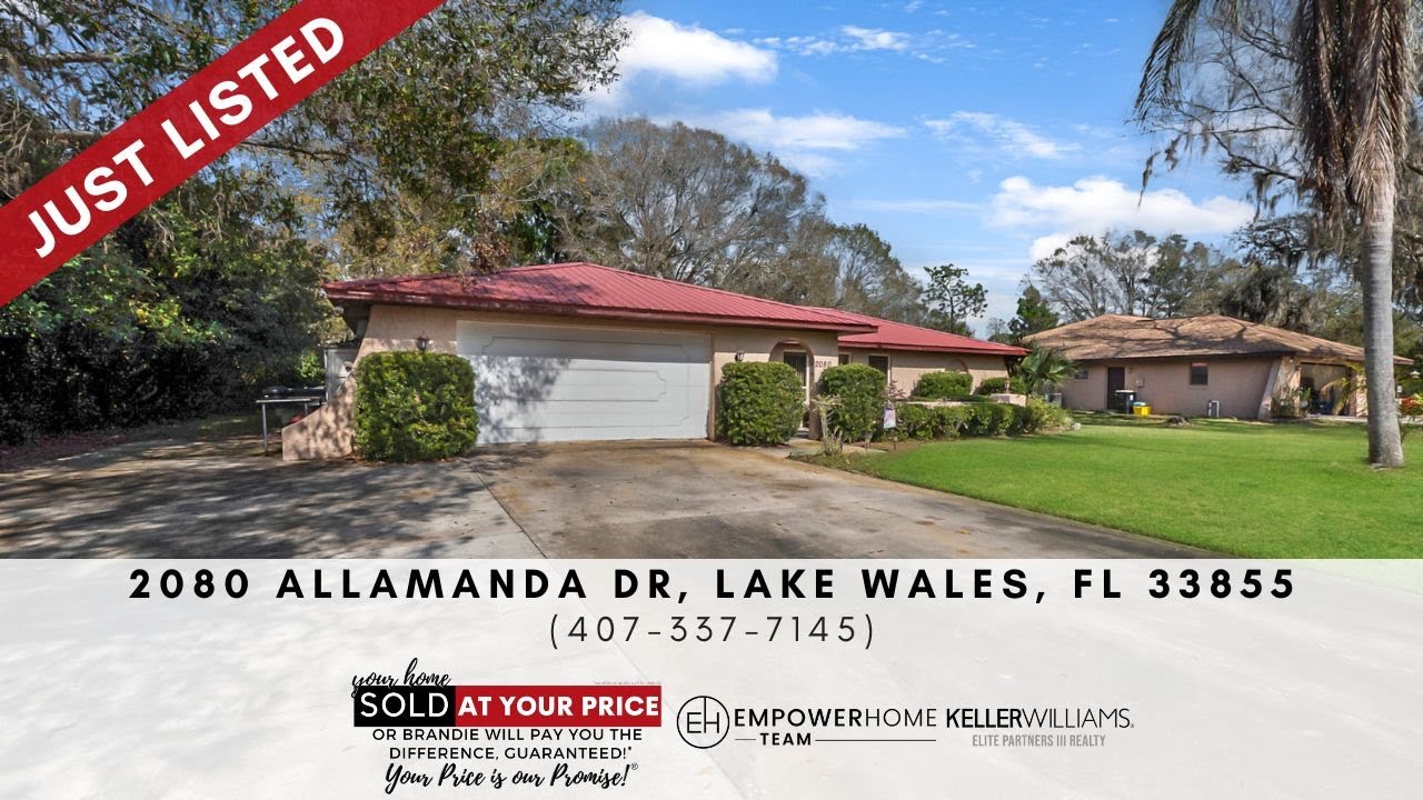 Awesome Lake Wales Florida Style Home for Sale $279K or Trade EmpowerHome Team (407) 337-7145